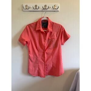 Woolrich Women's Coral Short Sleeve Button Down Shirt